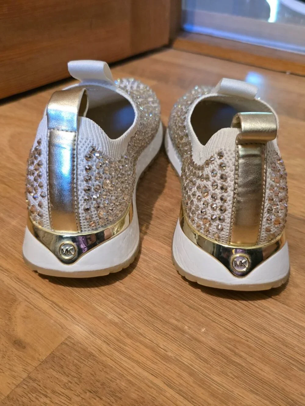 MICHAEL Michael Kors Bodie Rhinestone Slip On Trainers